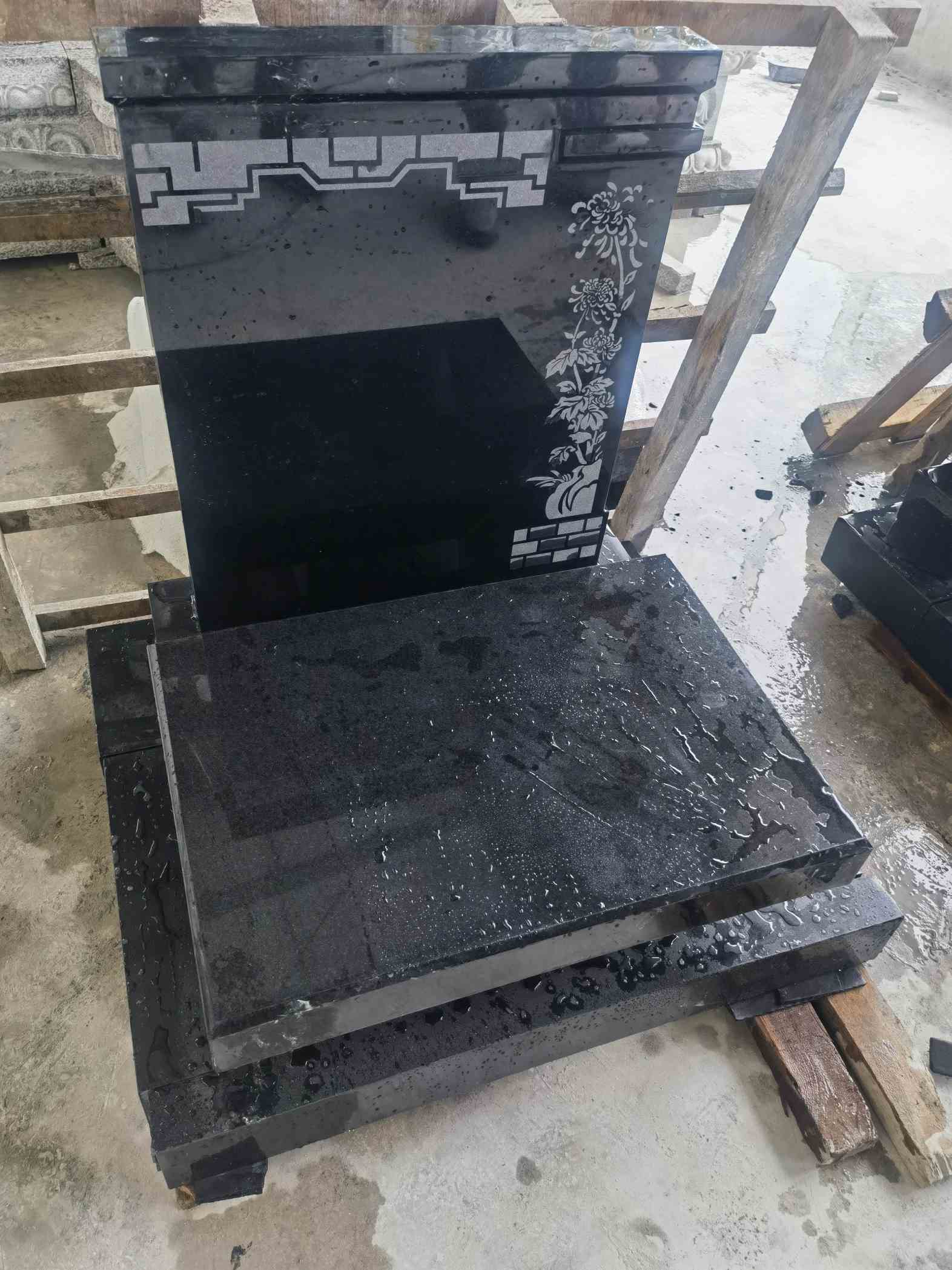 临沂花岗岩墓碑石 墓碑 套墓